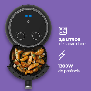 AIR FRYER CADENCE FRT410 3,8L PTO 127V 2