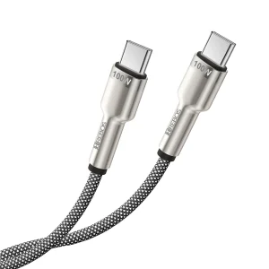 Cabo USB Turbo Metal, Hrebos, 1 metro, Tipo C