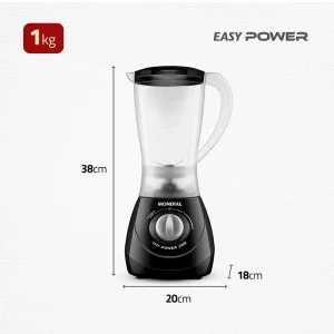LIQUIDIFICADOR MONDIAL L550 550V PRETO 110V