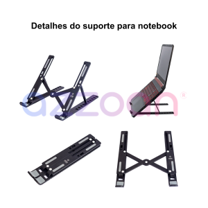 Kit para notebook contendo: Mochila + Suporte para notebook + Mouse