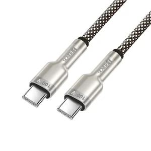 Cabo USB Turbo Metal, Hrebos, 1 metro, Tipo C