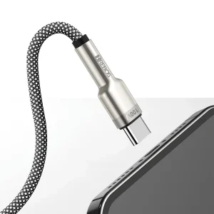 Cabo USB Turbo Metal, Hrebos, 1 metro, Tipo C